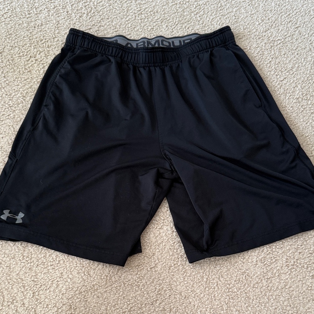 Under Armour Men's Black Performance Shorts